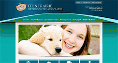 Desktop Screenshot of edenprairieortho.com